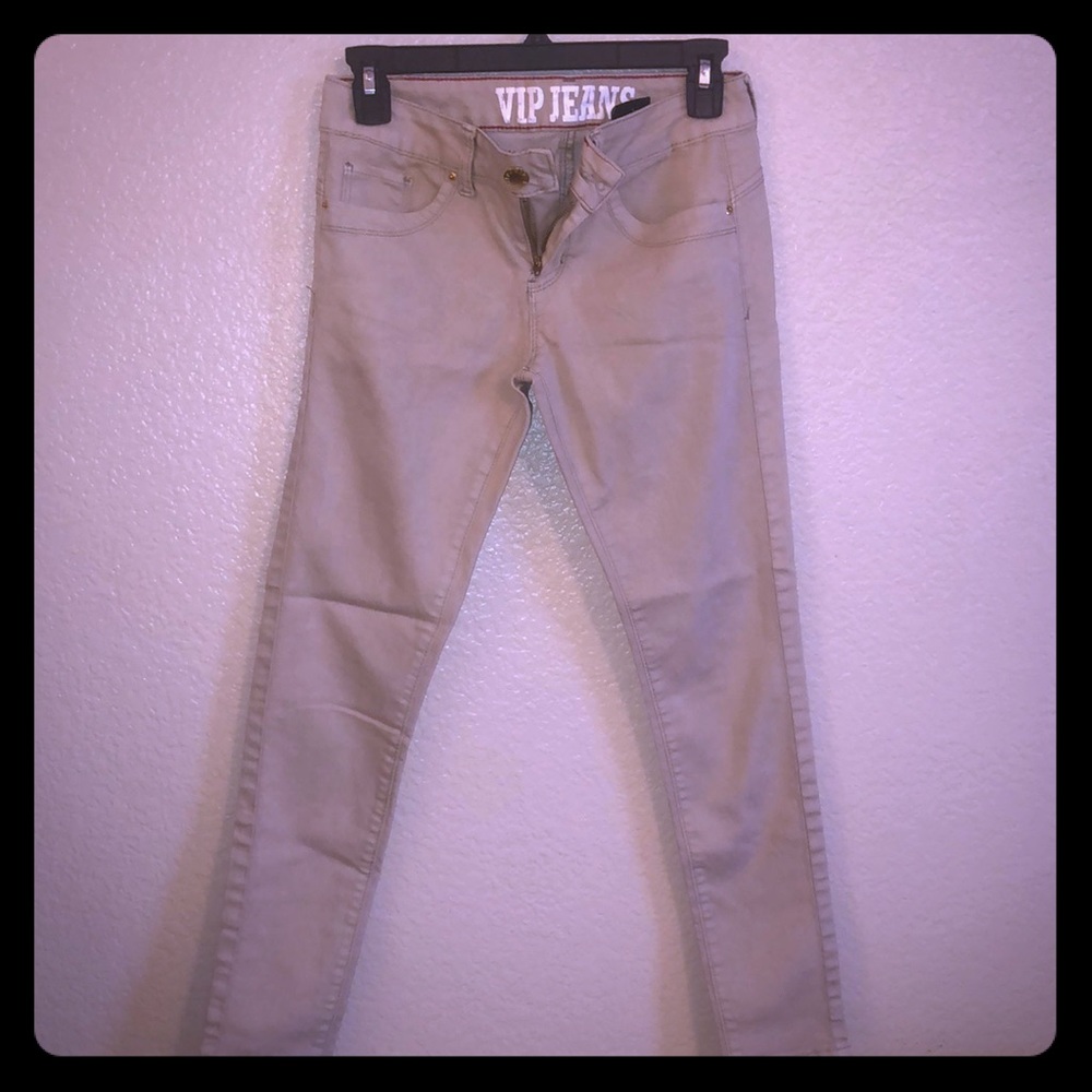 Super Cute Beige Skinny Jeans